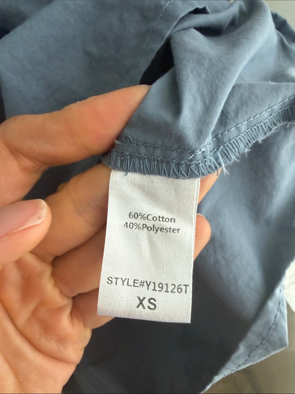 Tuckernuck Pomander Place  Lizzie Dress Sz xs Slate Blue Prairie Cottage - Picture 4 of 4